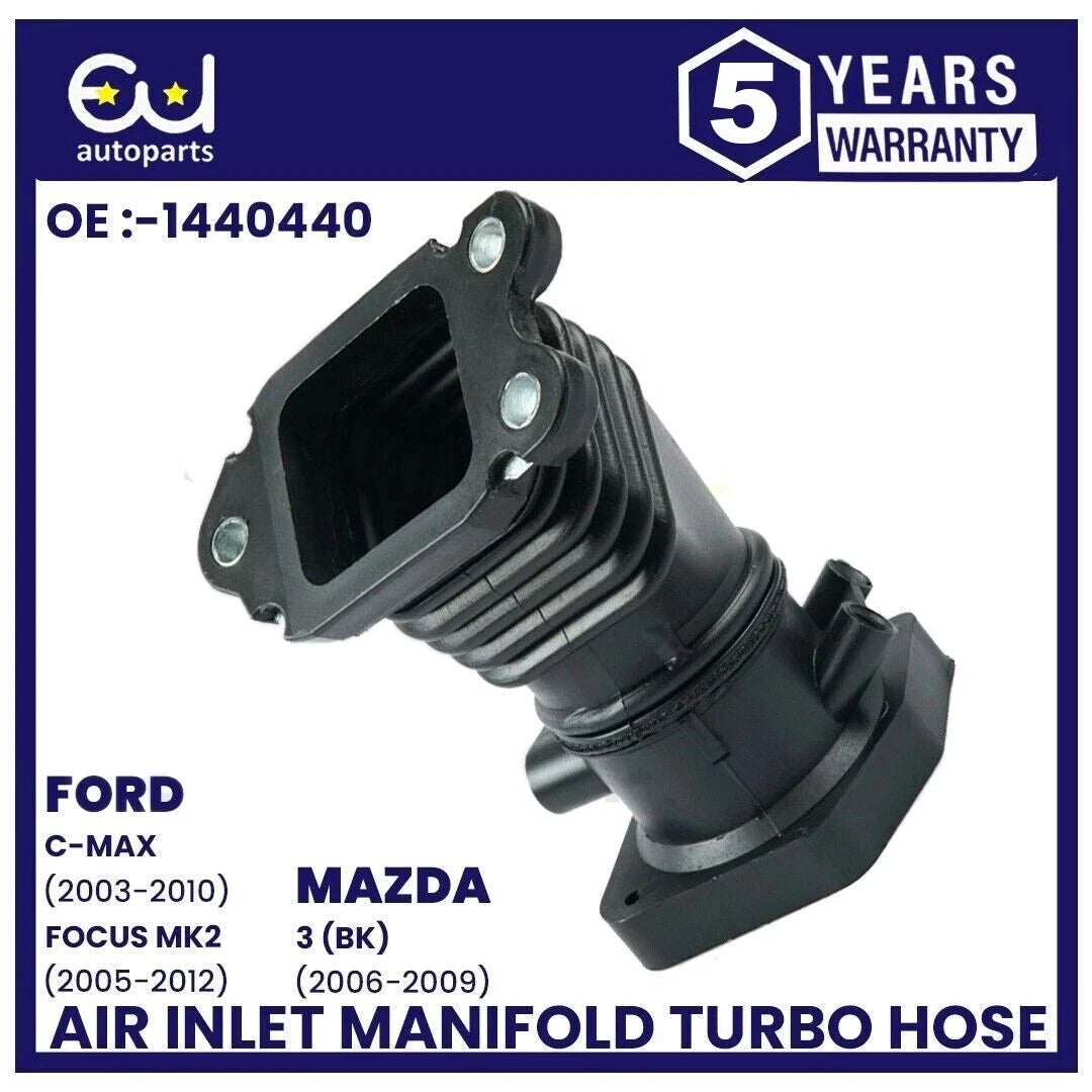 FOR FORD FOCUS C-MAX MK2 MAZDA 3 AIR INLET MANIFOLD TURBO HOSE PIPE 3M5Q9351EB