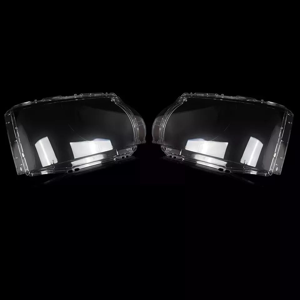 PAIR LEFT RIGHT HEAD LIGHT LENS COVER LAMP FOR RANGE ROVER VOGUE L322 2010-2012