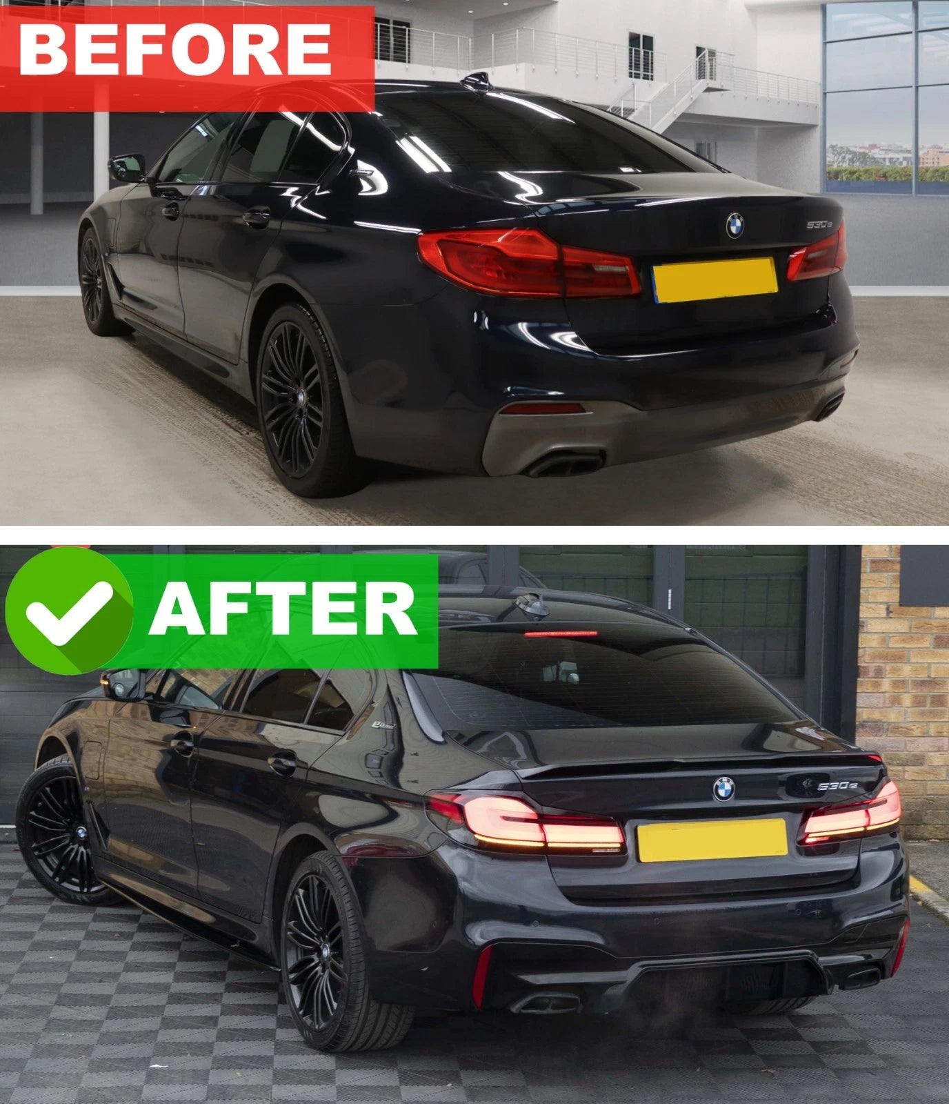 FACELIFT CONVERSION LED REAR TAIL LIGHTS LAMPS FOR BMW 5 SERIES G30 M5 F90 2017+