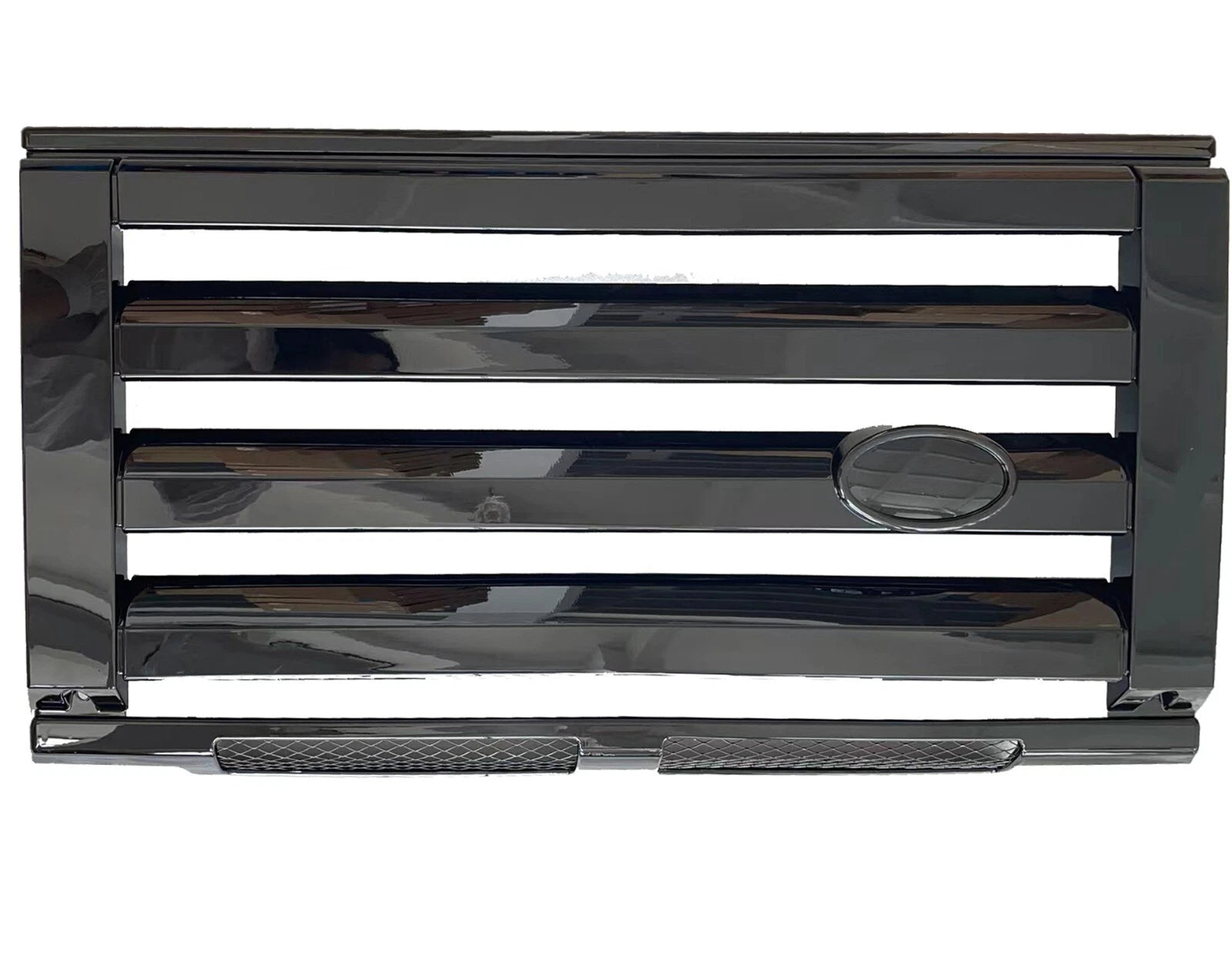 FOR LAND ROVER DEFENDER FRONT SVX STYLE GRILLE & HEADLAMP SURROUND LIGHTS