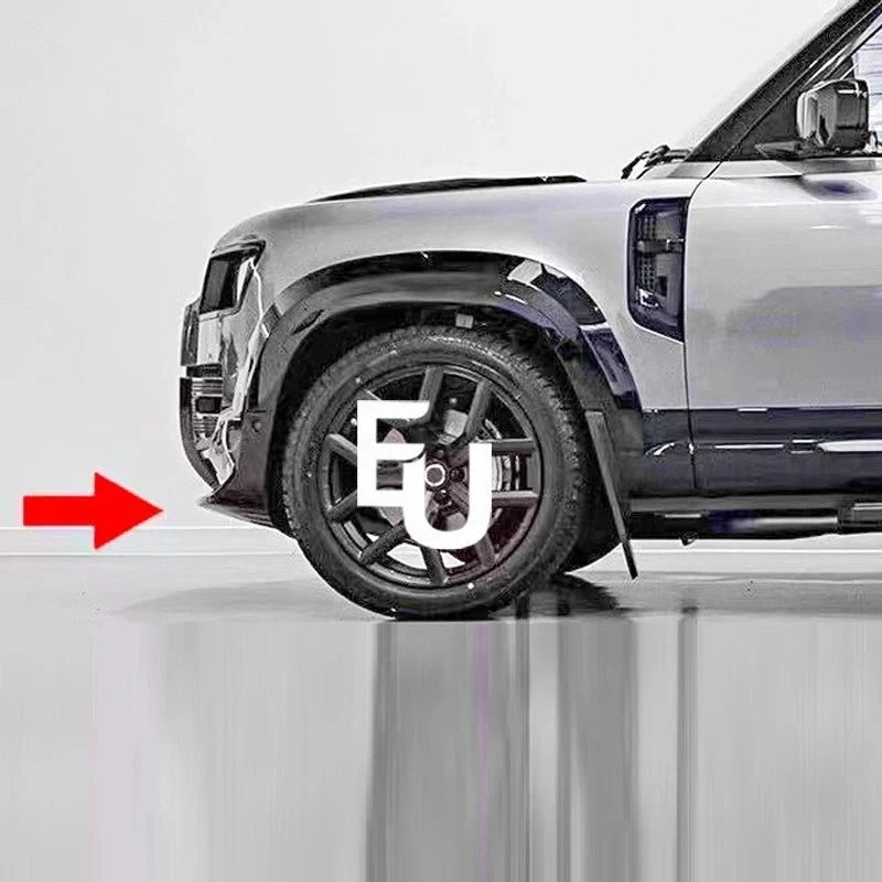 FRONT WIDE ARCH SPLITTER LIP EXTENTIONS FOR LAND ROVER DEFENDER 90 110 L663 20+