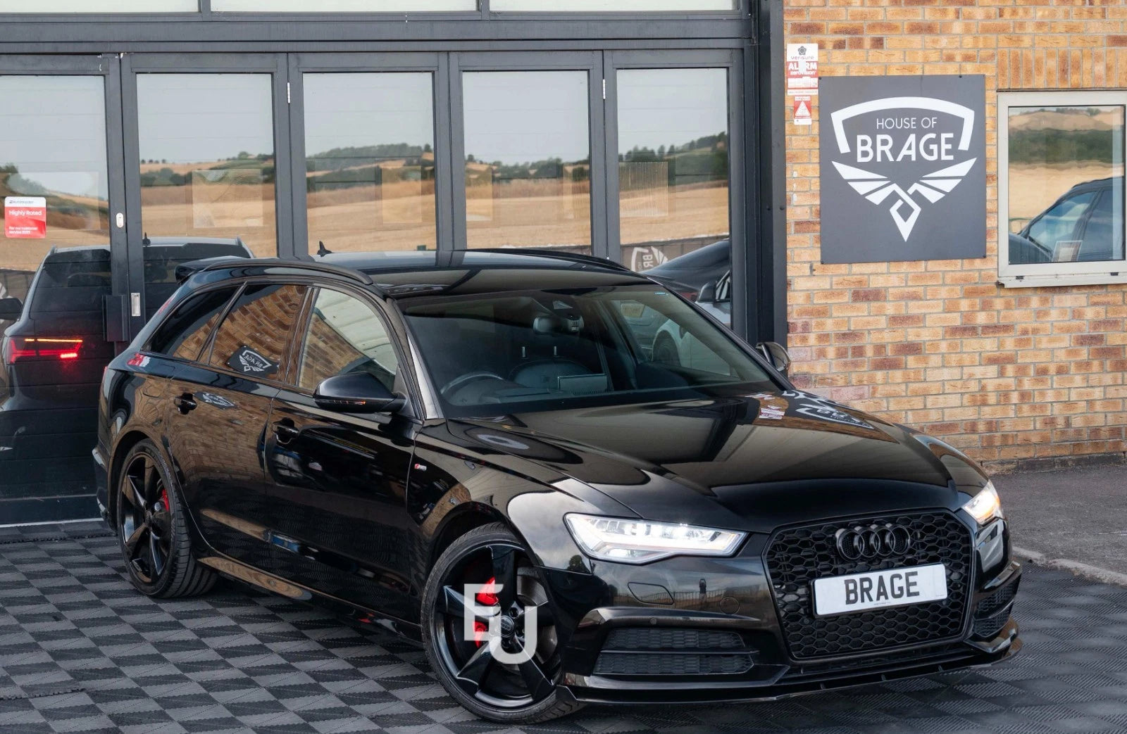 FOR AUDI A6 C7 S-LINE SALOON/AVANT FRONT BUMPER LIP SPOILER SPLITTER 2014-2018
