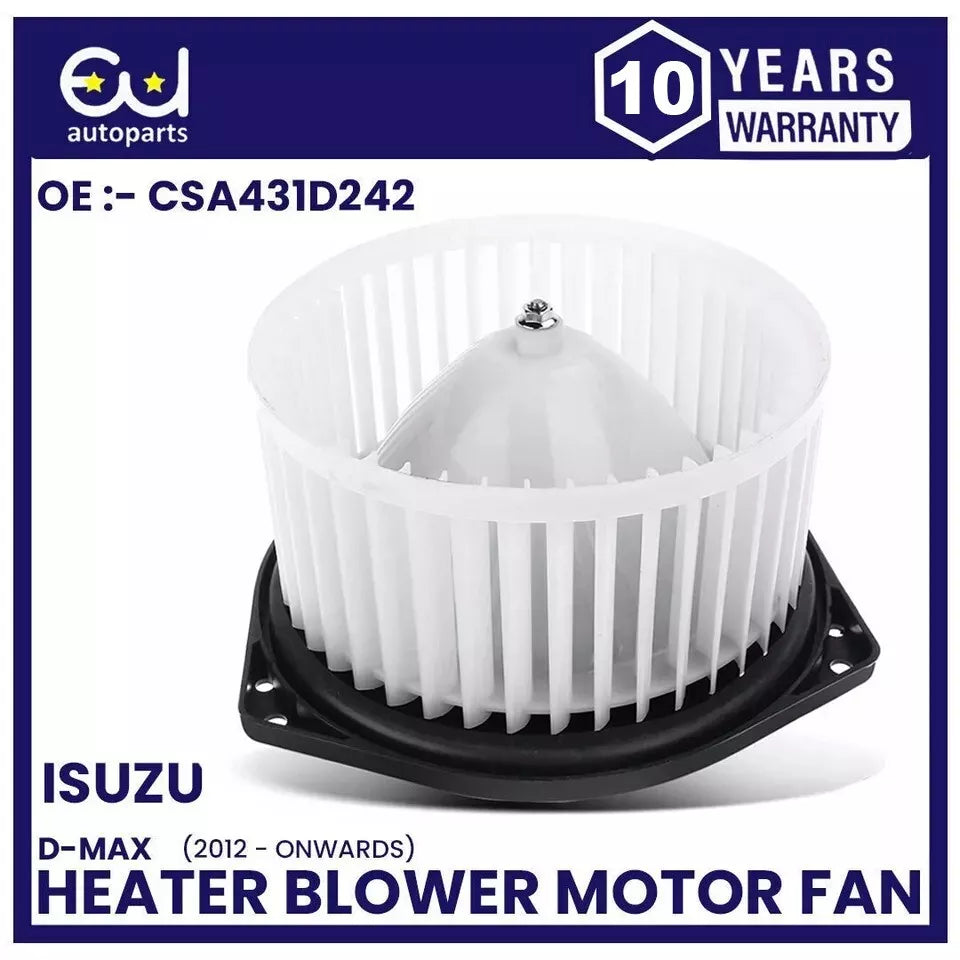 HEATER BLOWER MOTOR FAN FOR ISUZU D-MAX II MK2 1.9 2.5 DIESEL 8981394270 2012-ON