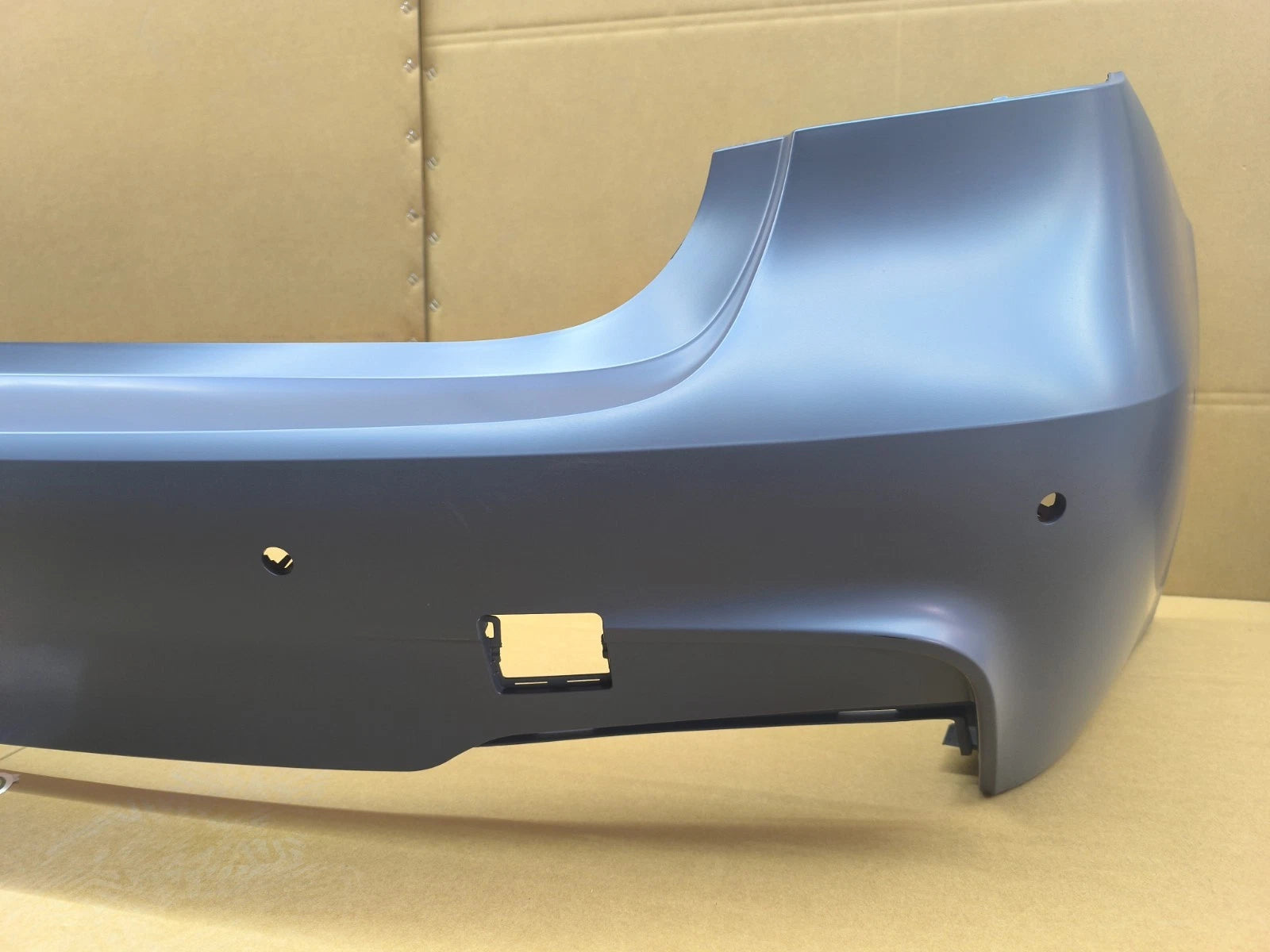 FOR BMW 3 SERIES F30 REAR BUMPER PRIMED M SPORT WITH PARKING SENSOR HOLES 11-19