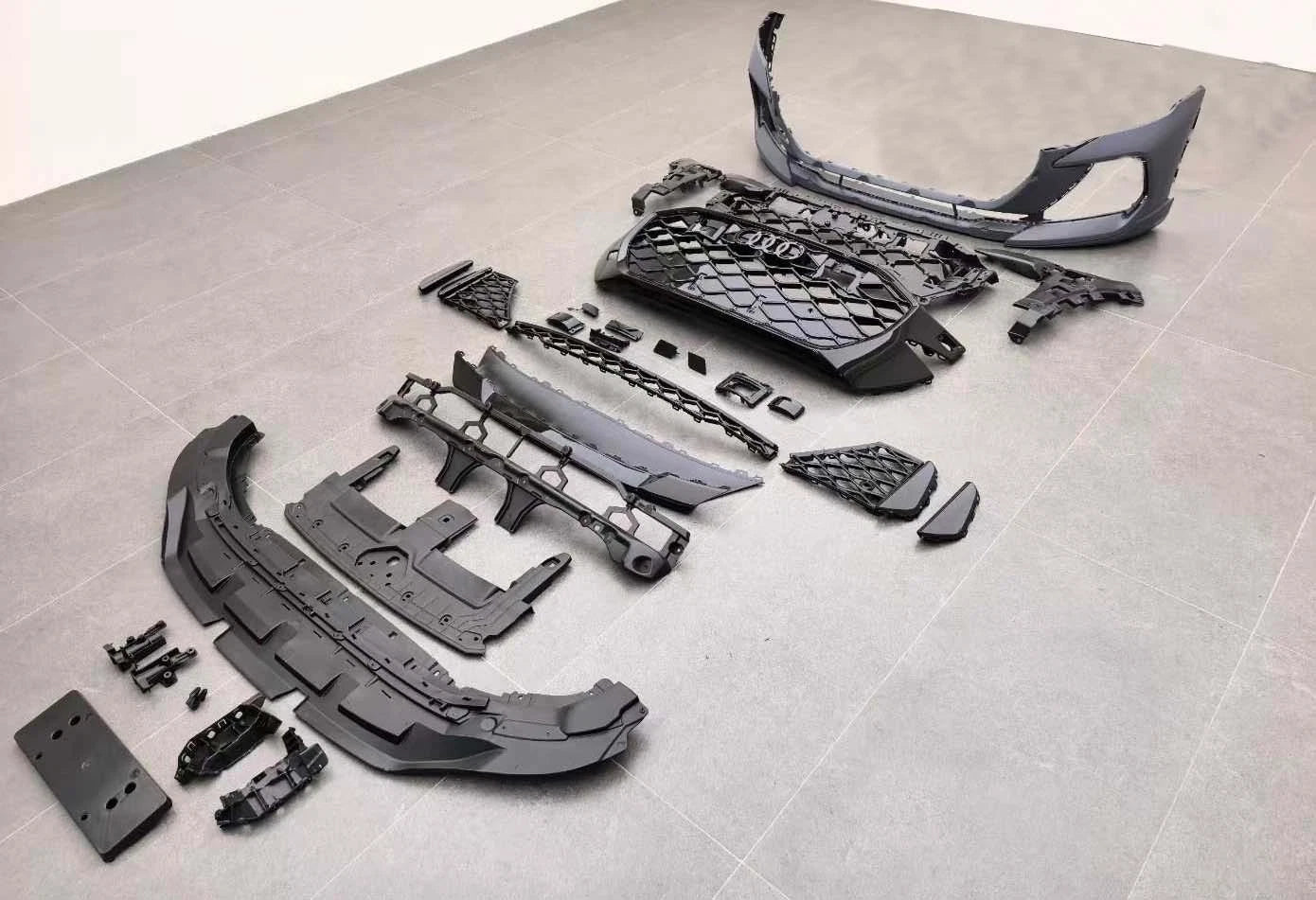 LCI 2024+ RSQ8 CONVERSION FRONT BUMPER BODYKIT FOR AUDI Q8 2019-2023