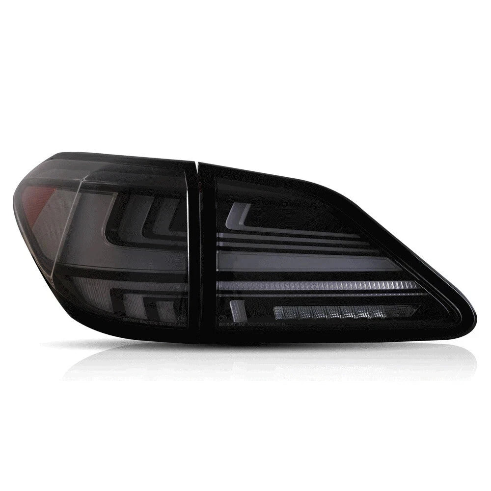 FOR LEXUS RX 350F 450H W/SEQUENTIAL LH+RH PAIR SMOKED LED REAR TAIL LIGHT LAMP