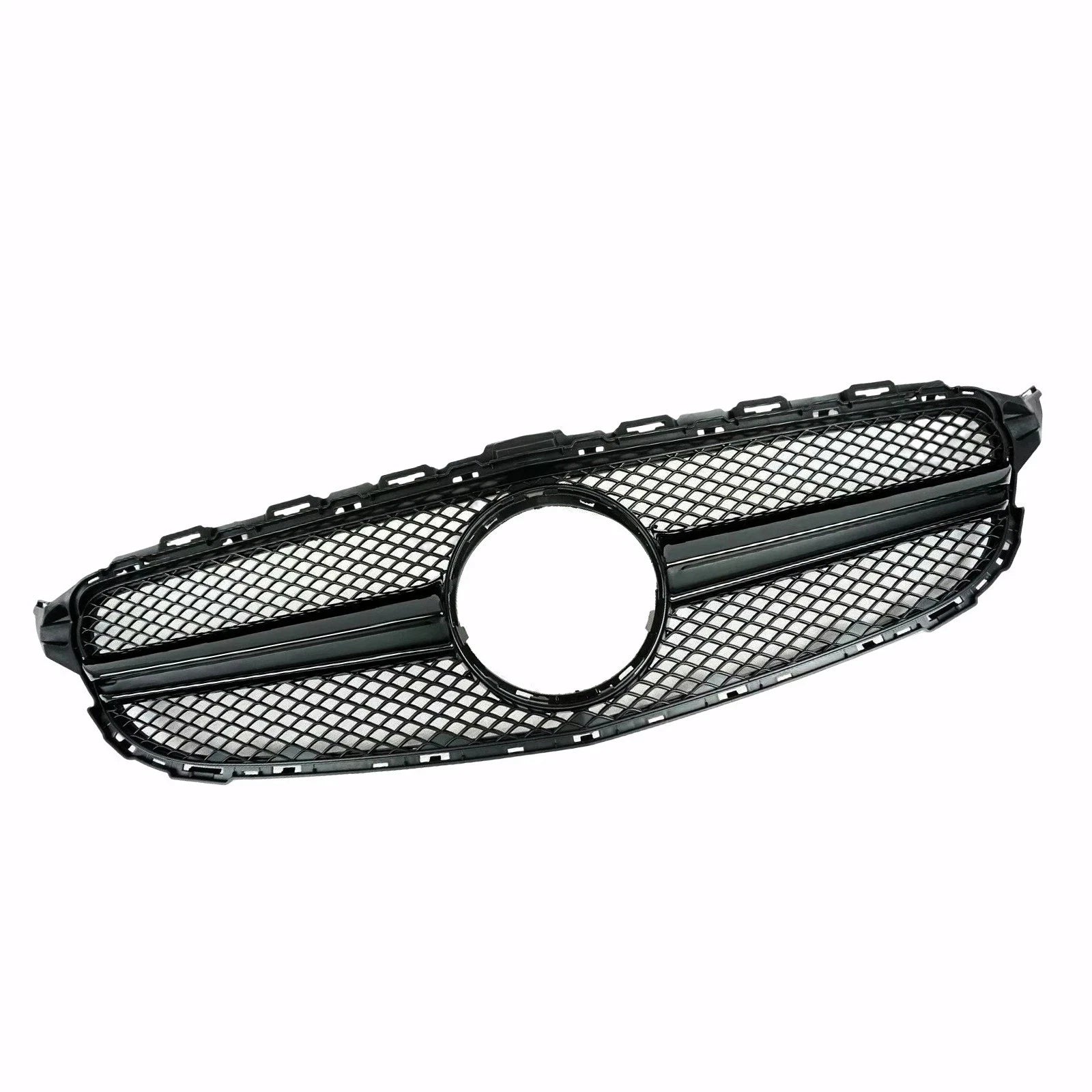 FOR MERCEDES W205 C205 C63 CONVERSION FRONT BUMPER GRILLE BODYKIT PRIMED 2015-18