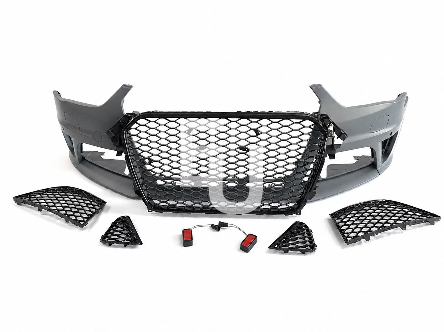 RS4 STYLE FRONT BUMPER CONVERSION BODYKIT FOR AUDI A4 S4 B8.5 2012-2015 FACELIFT