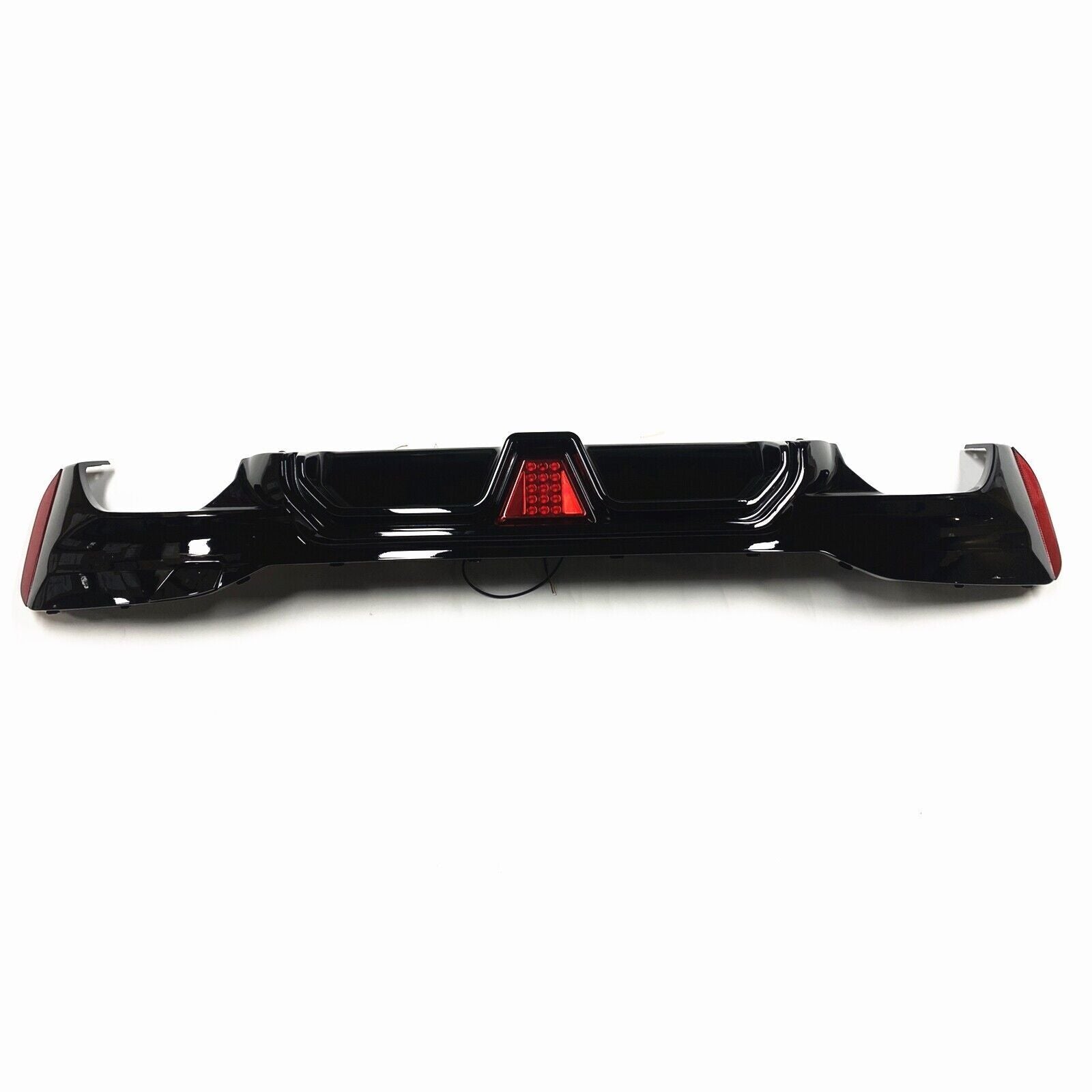 FOR BMW 5 SERIES G30 G31 M5 STYLE REAR DIFFUSER WITH LED BRAKE LIGHT GLOSS 17-23