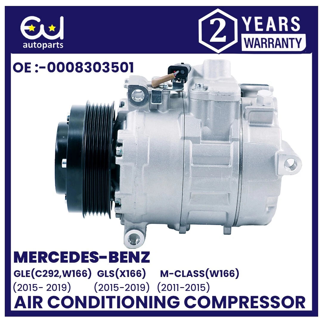 AIR CON A/C COMPRESSOR FOR MERCEDES GLE GLS M-CLASS W166 C292 X166 A0008303501