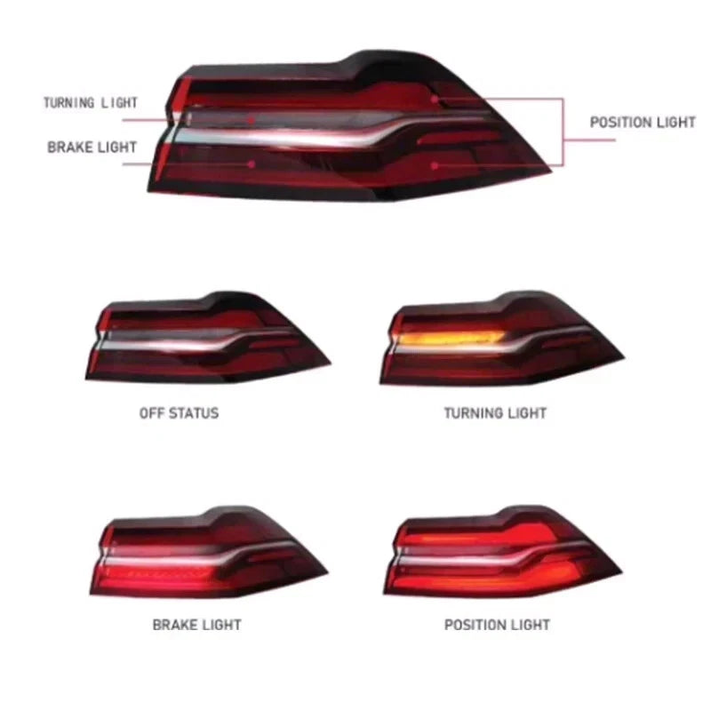 FOR BMW 5 SERIES G60 G90 RIGHT DRIVER SIDE LED REAR OUTER TAIL LIGHT LAMP 2024+