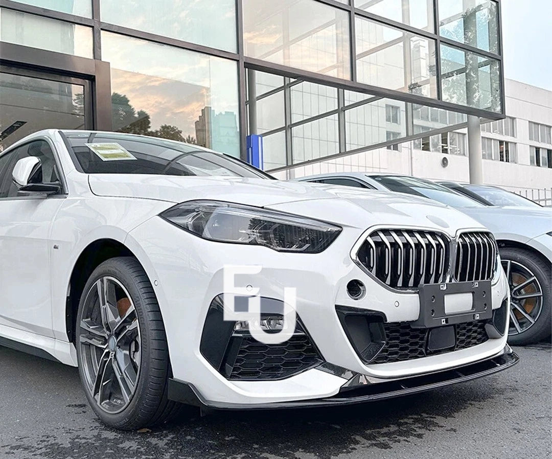 FOR BMW 2 SERIES F44 M-SPORT FRONT BUMPER SPLITTER LIP GLOSS BLACK 2020+