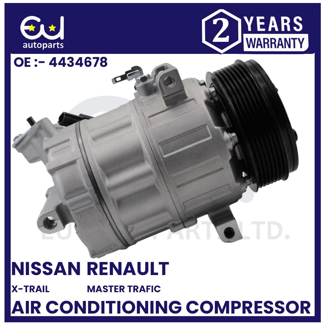AIR CON AC COMPRESSOR FOR OPEL VAUXHALL VIVARO MOVANO NISSAN RENAULT TRAFIC MK2