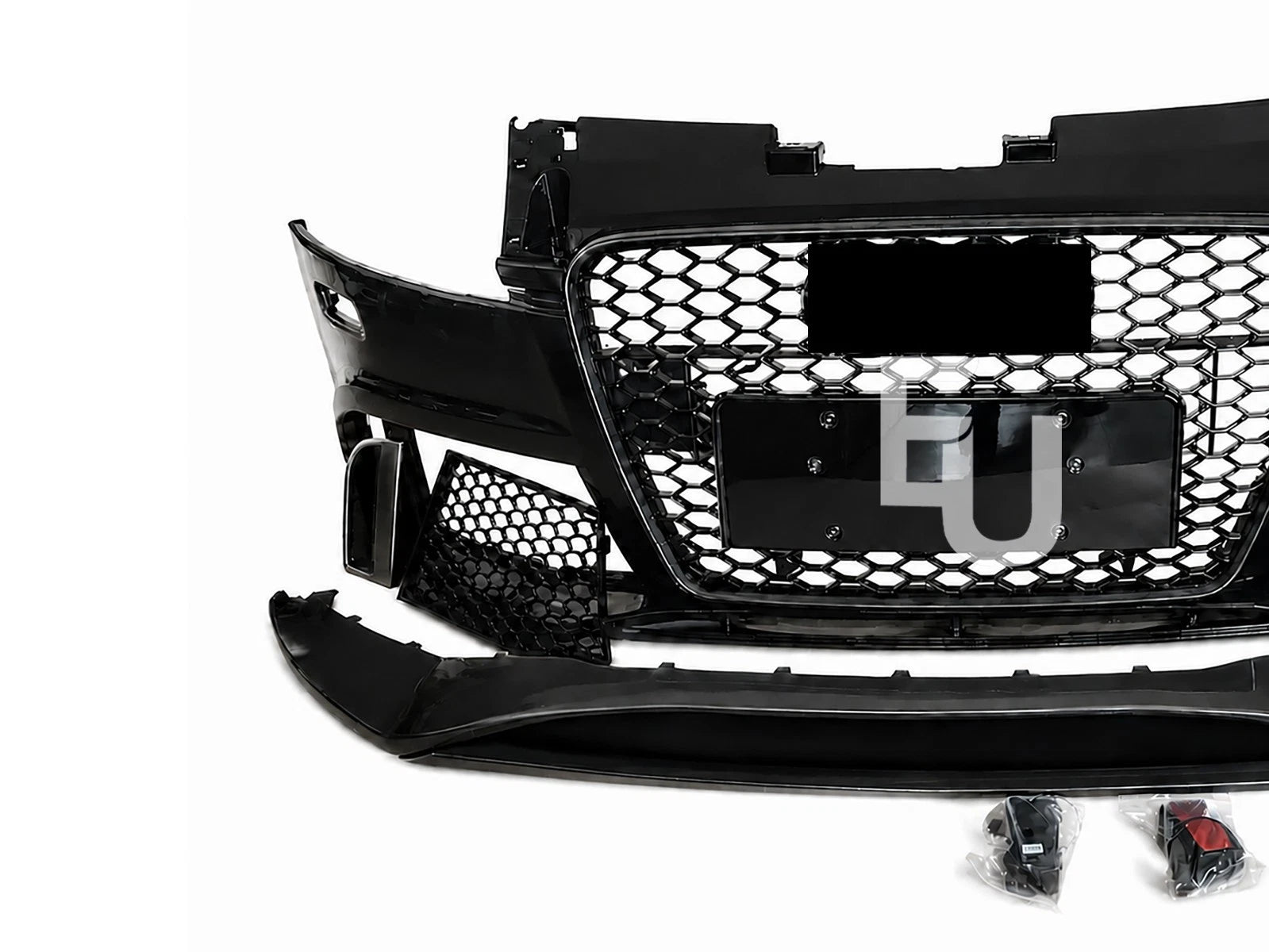 TTRS LOOK CONVERSION FRONT BUMPER BODY KIT FOR AUDI TT MK2 8J 07-14 W/GRILLE