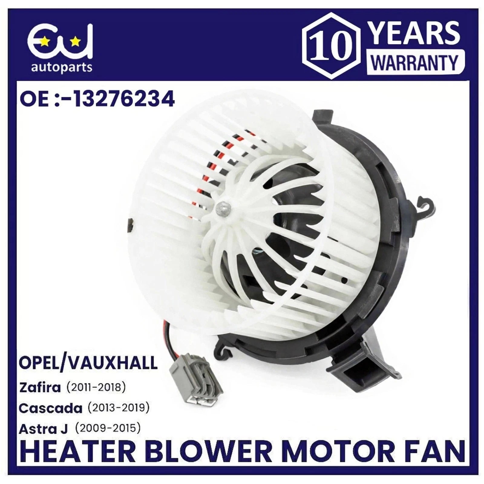 FOR VAUXHALL ASTRA J MK6 ZAFIRA C MK3 CASCADA HEATER BLOWER MOTOR FAN RHD