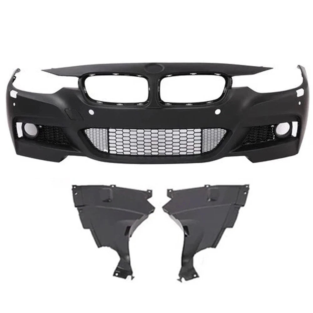 FOR BMW 3 SERIES FRONT BUMPER + GRILLES F30 F31 12-19 M SPORT W/PDC WASHER HOLE
