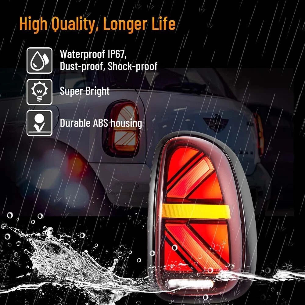 FULL LED TAIL LIGHTS LAMP FOR BMW MINI COOPER COUNTRYMAN R60 ANIMATION 2010-2016