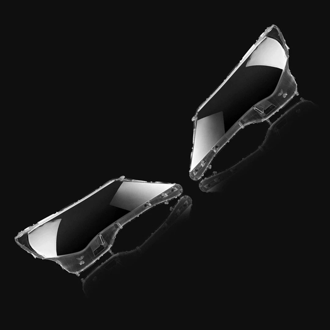 FOR TOYOTA RAV4 CLEAR HEADLIGHT LENS SHELL LAMPSHADE PAIR LEFT RIGHT 2012-2015