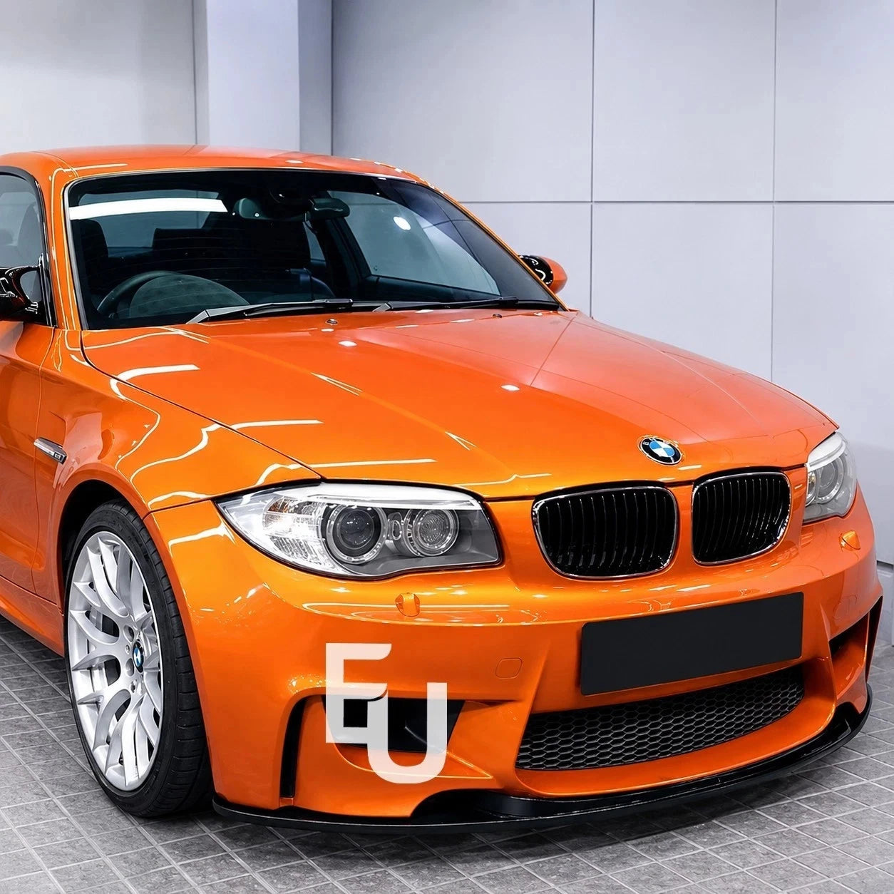 1M STYLE FRONT BUMPER WITH FRONT SPLITTER FOR BMW 1 SERIES E81 E82 E87 E88 08-11