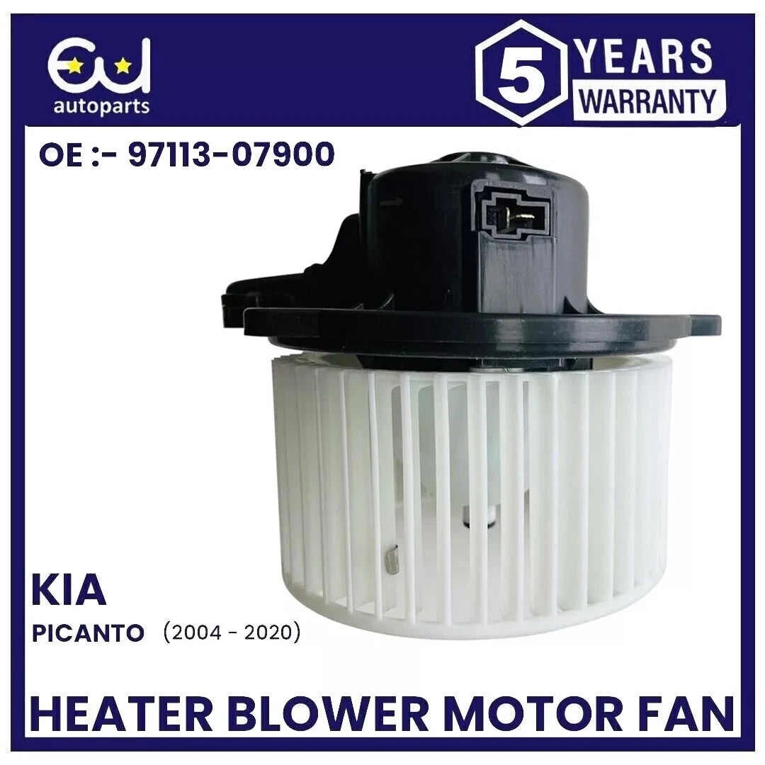 HEATER FAN BLOWER MOTOR ASSEMBLY FOR KIA PICANTO MK1 1.0 1.1 CRDI 2004-2011