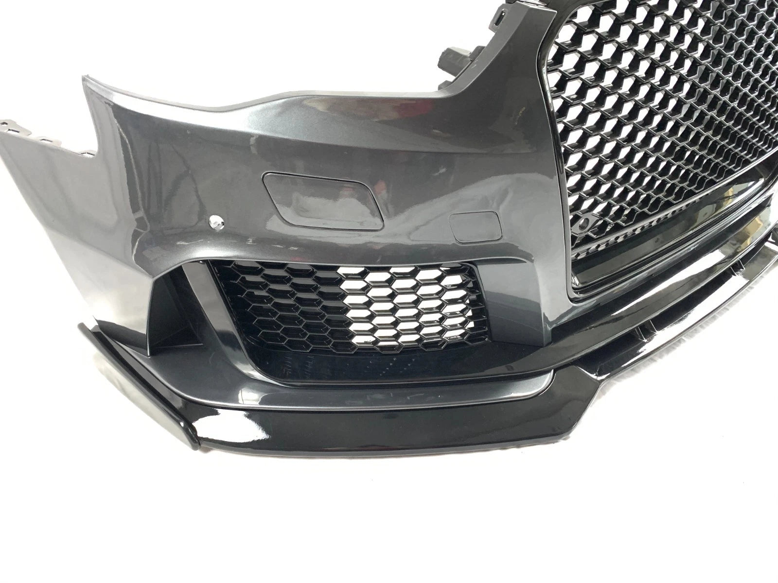 RS3 LOOK FRONT BUMPER BODYKIT FRONT SPLITTER FOR AUDI A3 S3 8V 2012-2016 HATCH