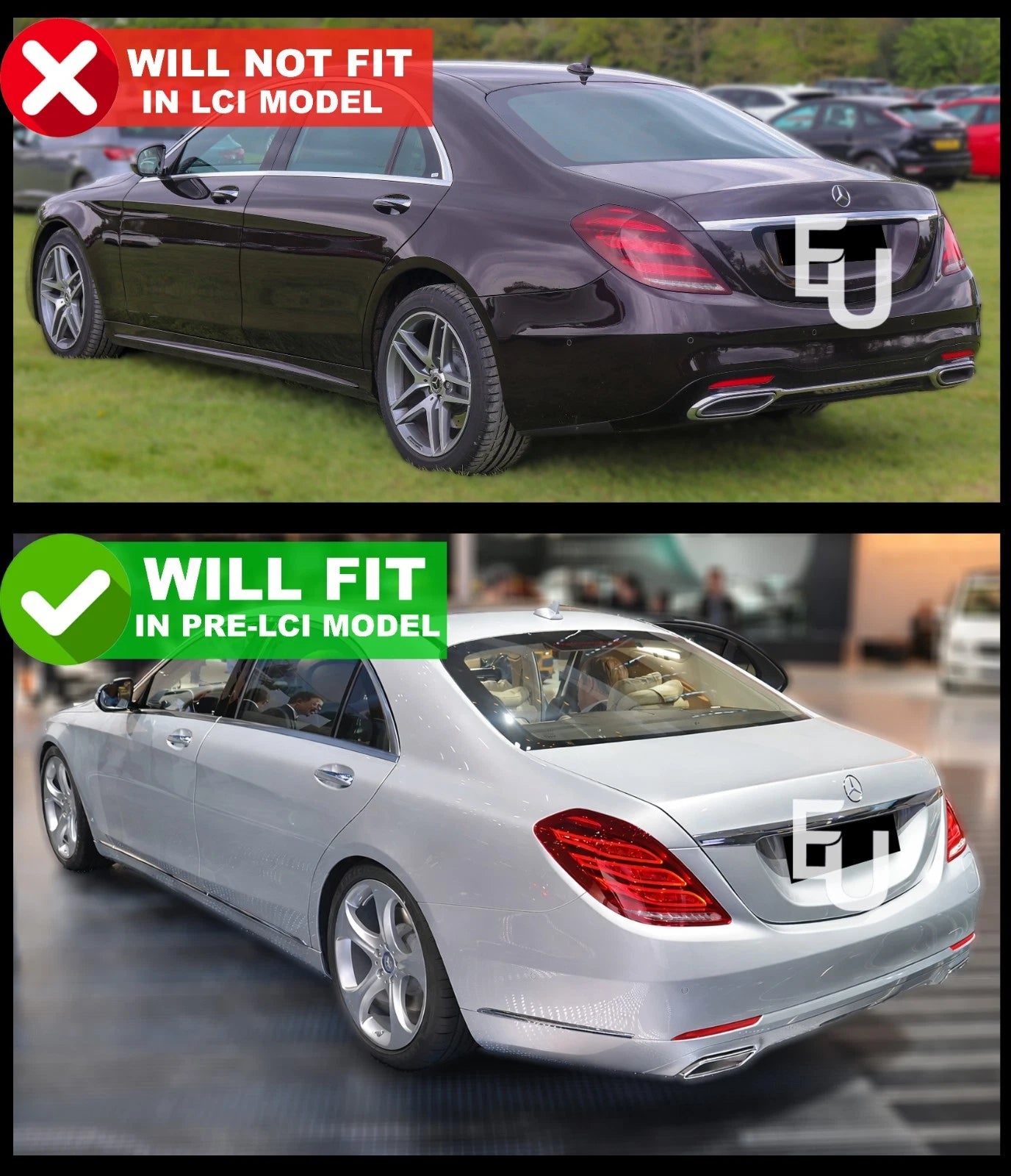 RIGHT DRIVER SIDE LED REAR TAIL LIGHT LAMP FOR MERCEDES S CLASS W222 2014-2016