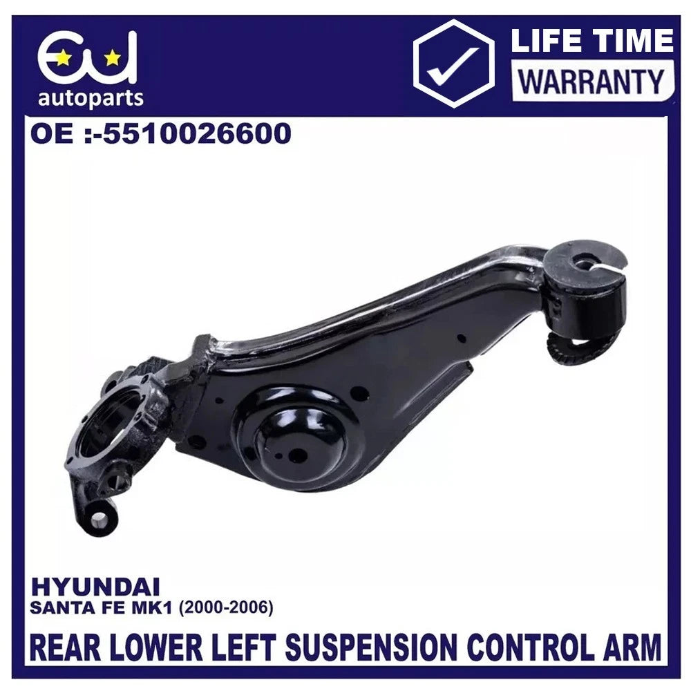 REAR LEFT LOWER SUSPENSION CONTROL TRAILING ARM FOR HYUNDAI SANTA FE MK1 00-06