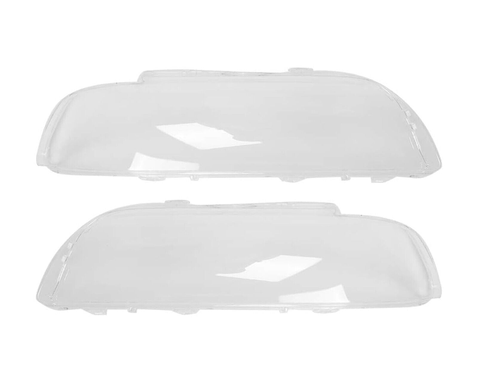 HEADLIGHT LENSES LENS COVER PLASTIC PAIR FOR BMW 5-SERIES E39 1995-2004 UK STOCK