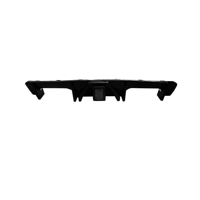 FOR BMW G80 M3 G82 G83 M4 REAR BUMPER DIFFUSER LIP GLOSS BLACK W/LED LIGHT 21-23