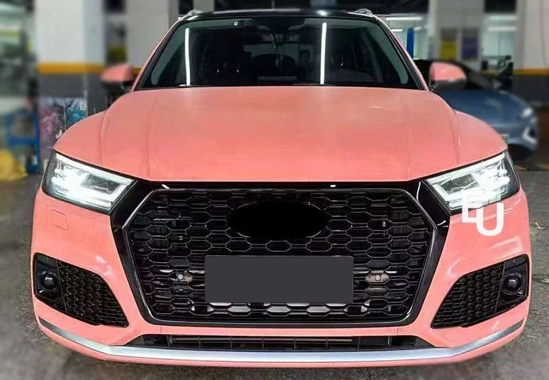 'RSQ5 STYLE' FRONT BUMPER HONEYCOMB GRILLE FOG GRILLE FOR AUDI Q5 SQ5 FY 17-20