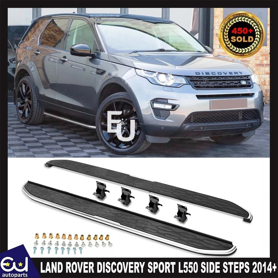SIDE STEPS RUNNING BOARDS FOR LAND ROVER DISCOVERY SPORT L550 14+ OE STYLE NEW