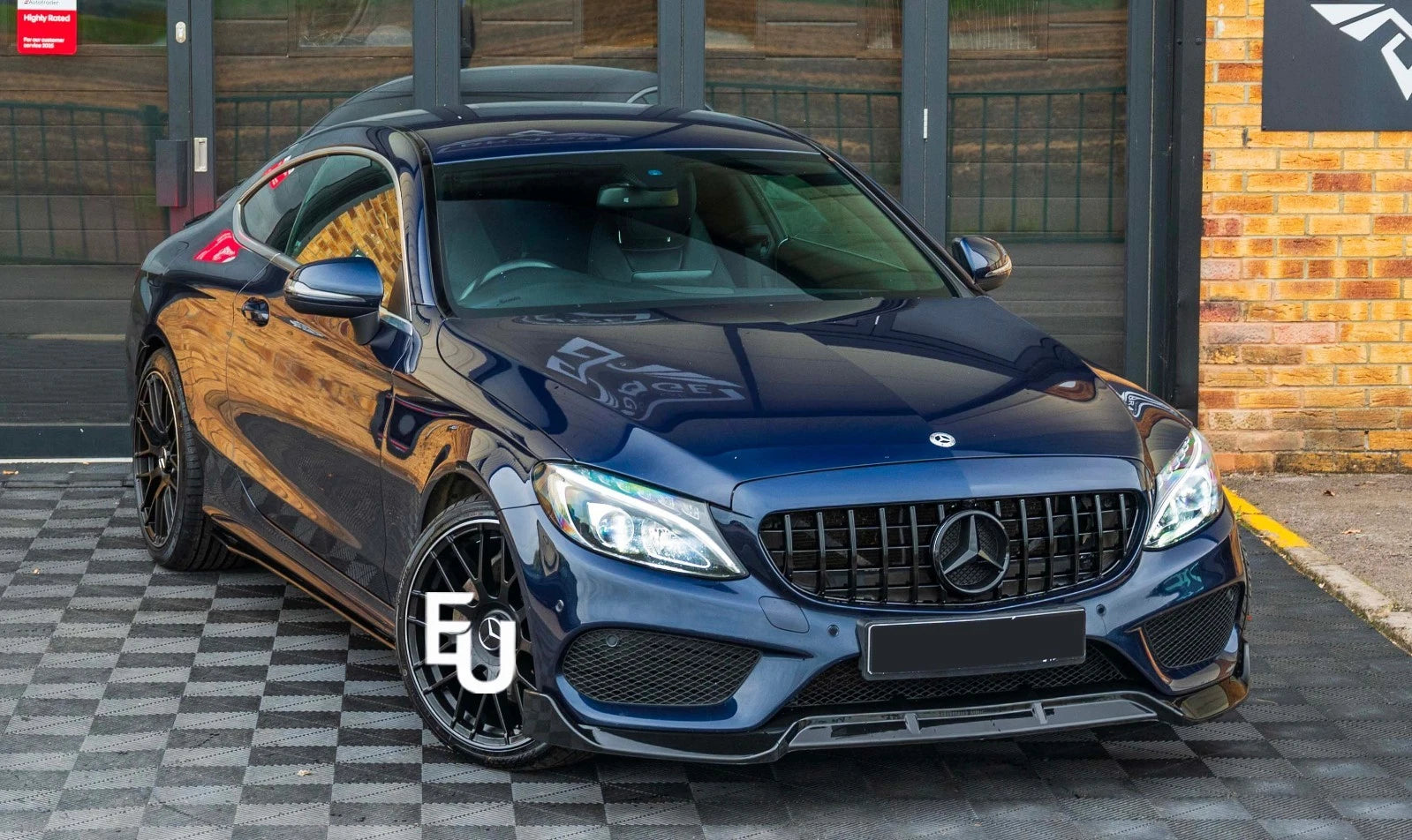 FOR MERCEDES C CLASS C205 C63 LOOK BODYKIT BODY KIT REAR DIFFUSER SPLITTER SKIRT