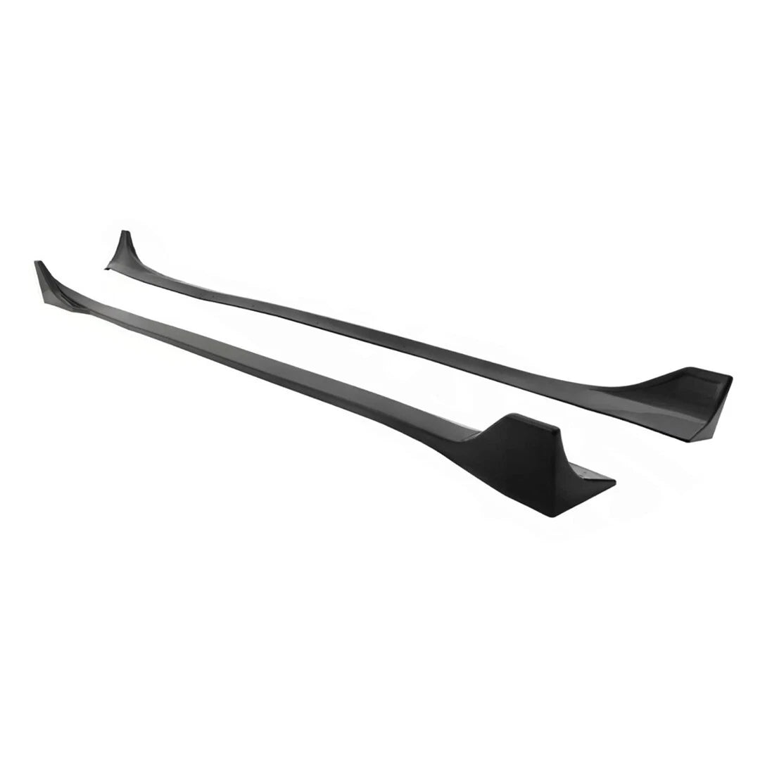 FOR TESLA MODEL 3 SIDE SKIRTS EXTENSION AERO STYLE GLOSS BLACK 2017-2022