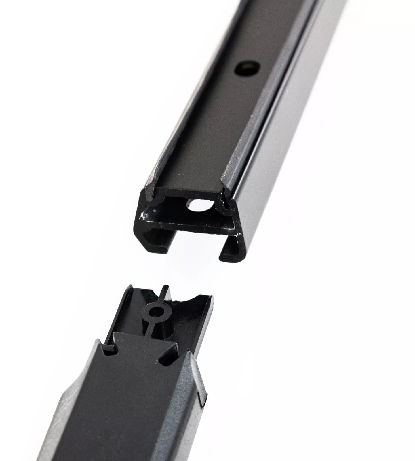 FOR RANGE ROVER SPORT 2005-2013 L320 FLUSHED ROOF RAILS BARS RACKS BLACK STYLE