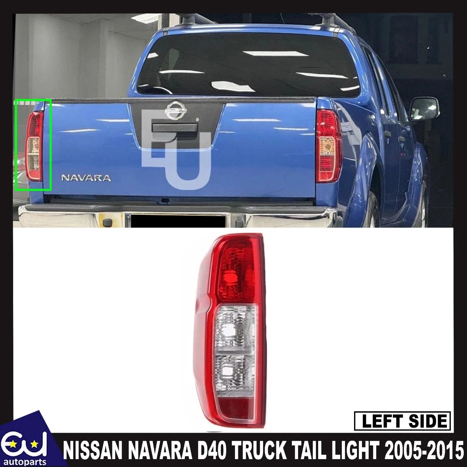 Left Tail Light Rear Brake Lamp Passenger For Nissan Navara NP300 D40 2005-2015