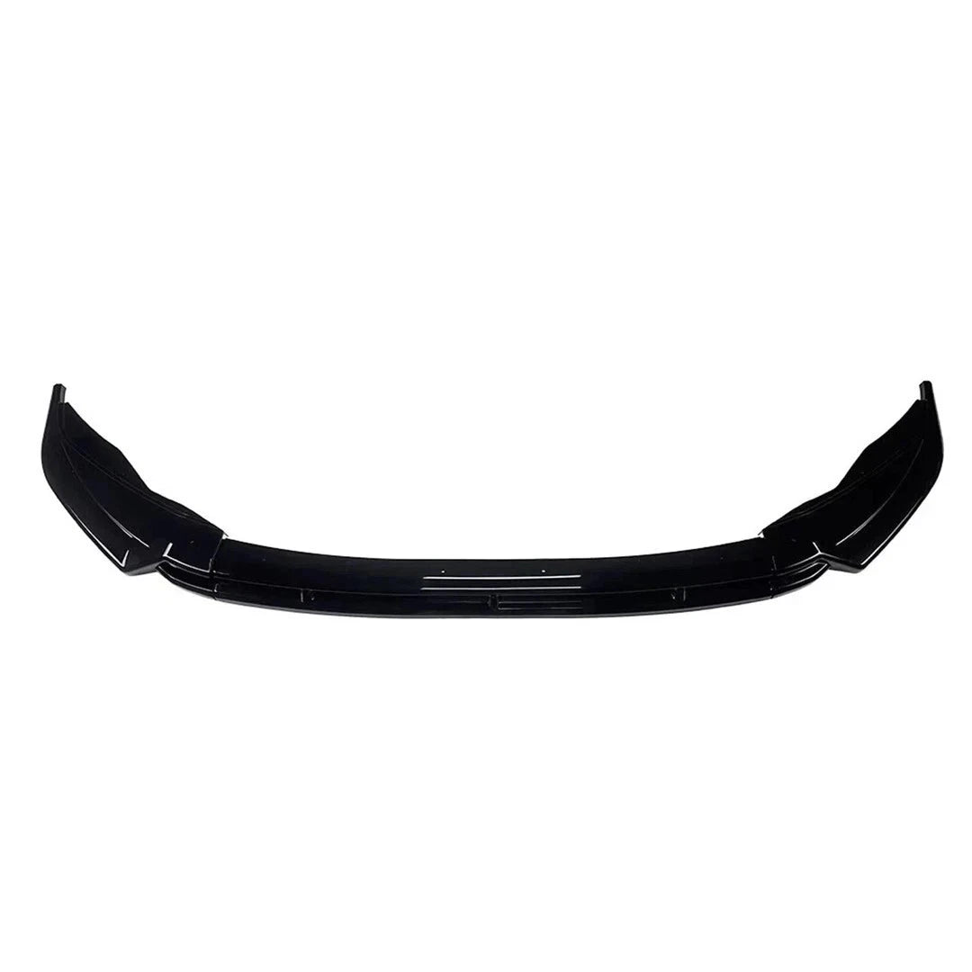 FOR VW TIGUAN R LINE MK2 PRE-FACELIFT FRONT SPLITTER SPOILER LIP KIT GLOSS BLACK
