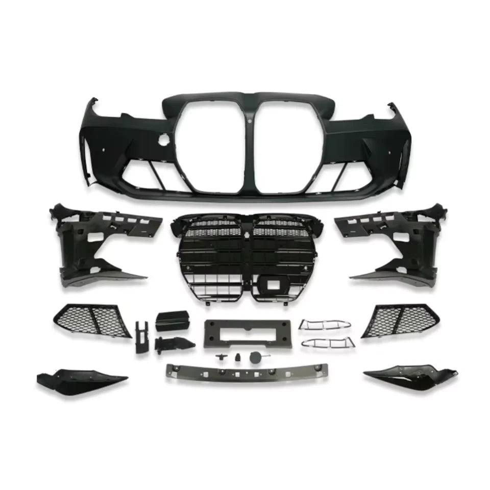 FOR BMW 3 SERIES 2019-2021 G20 G28 UPGRADE TO M3 STYLE FRONT BUMPER KIT GRILLE