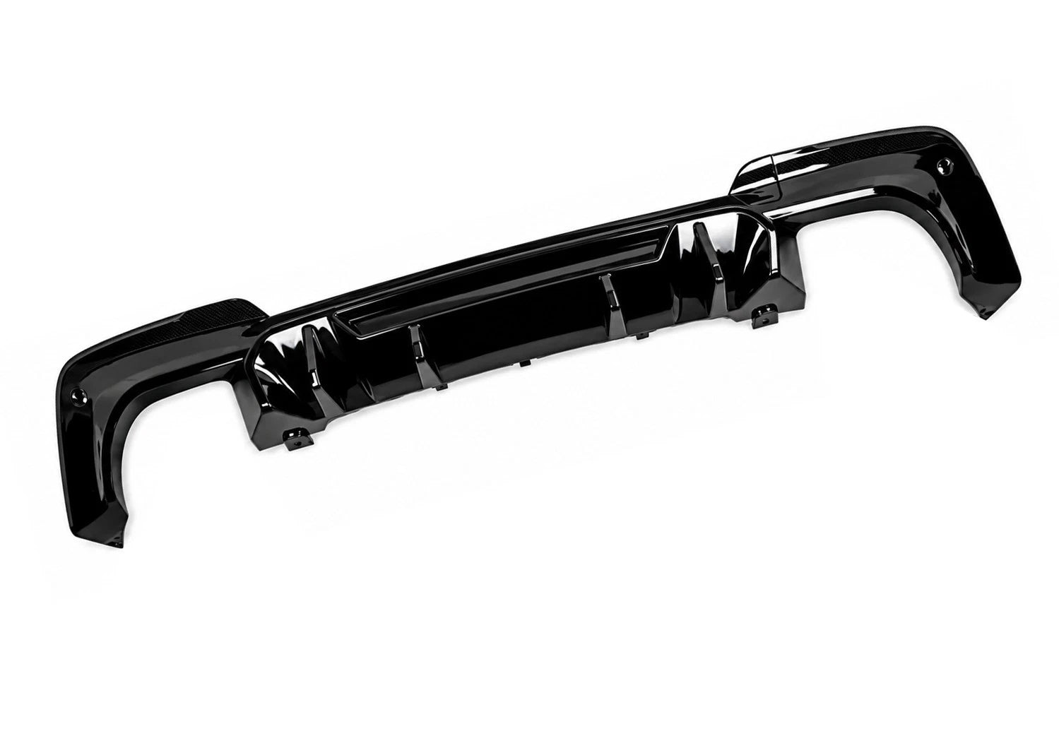 COMPITITION STYLE REAR DIFFUSER FOR BMW X3 G01 MP X3M LOOK GLOSS BLACK 2017-2020