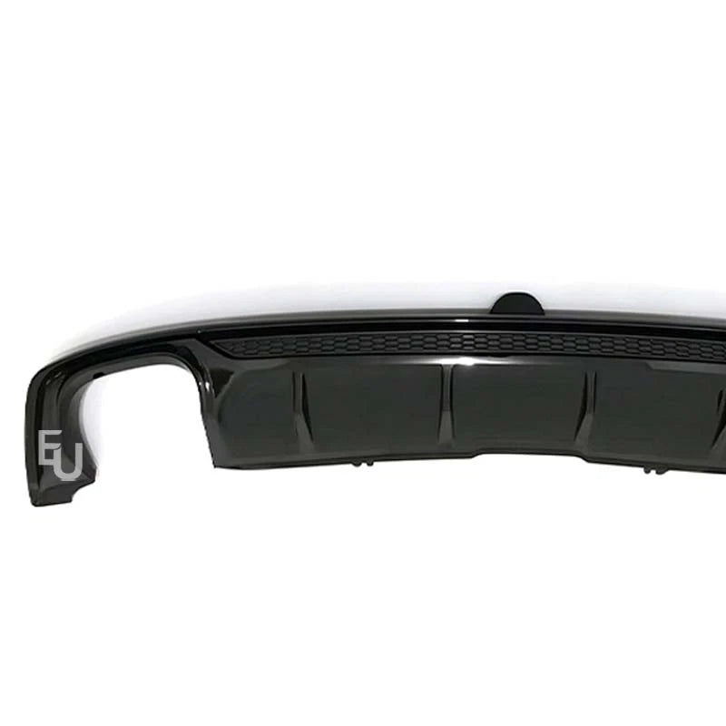 FOR AUDI A5 S5 B9 S-LINE PRE-LCI REAR DIFFUSER TAILPIPES GLOSS BLACK 2016-2019