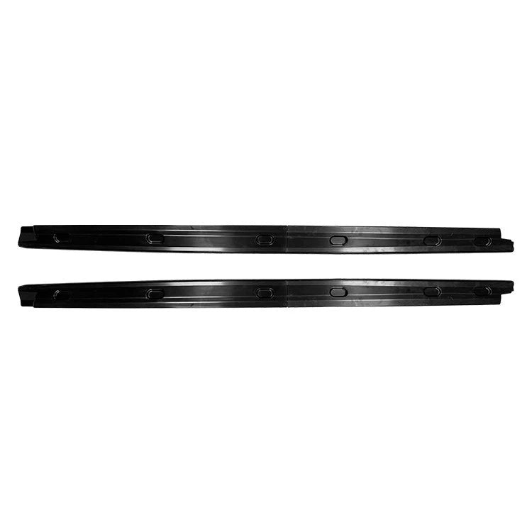 FOR VOLKSWAGEN CADDY LWB MK5 SIDE SKIRT EXTENSIONS GLOSS BLACK 2020+