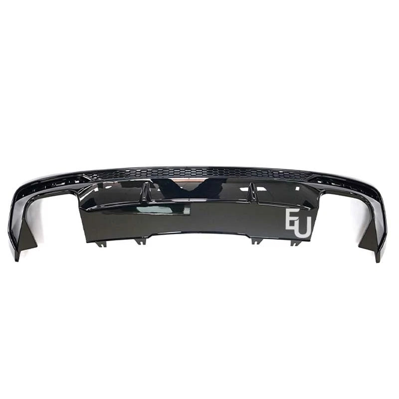 FOR AUDI A4 S4 B9.5 8W S-LINE FACELIFT LCI REAR BUMPER DIFFUSER BLACK 2020-2025