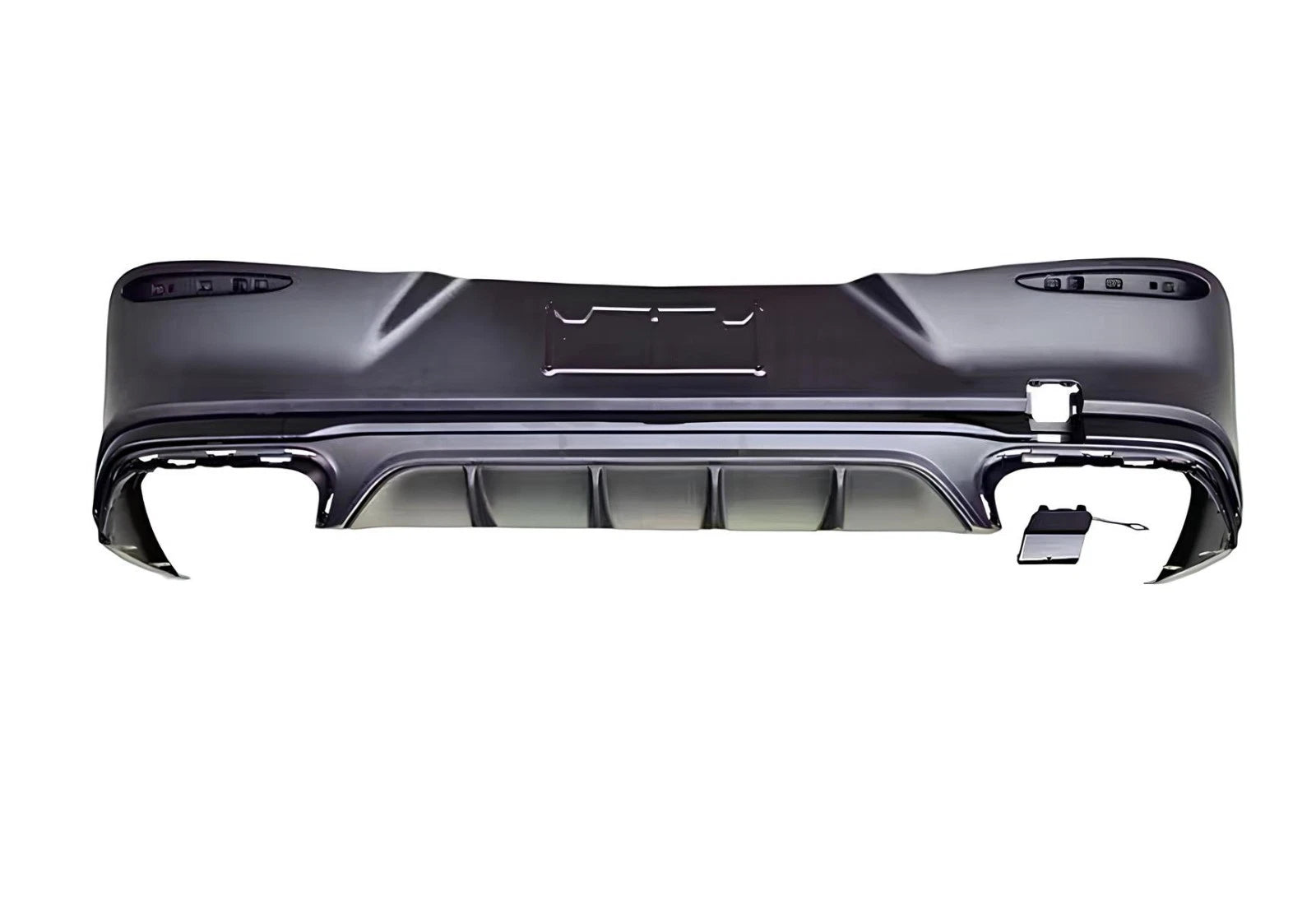 FOR MERCEDES BENZ GLC COUPE C254 AMG LINE GLC63 COUPE DIFFUSER WITH TAILPIPE 23+
