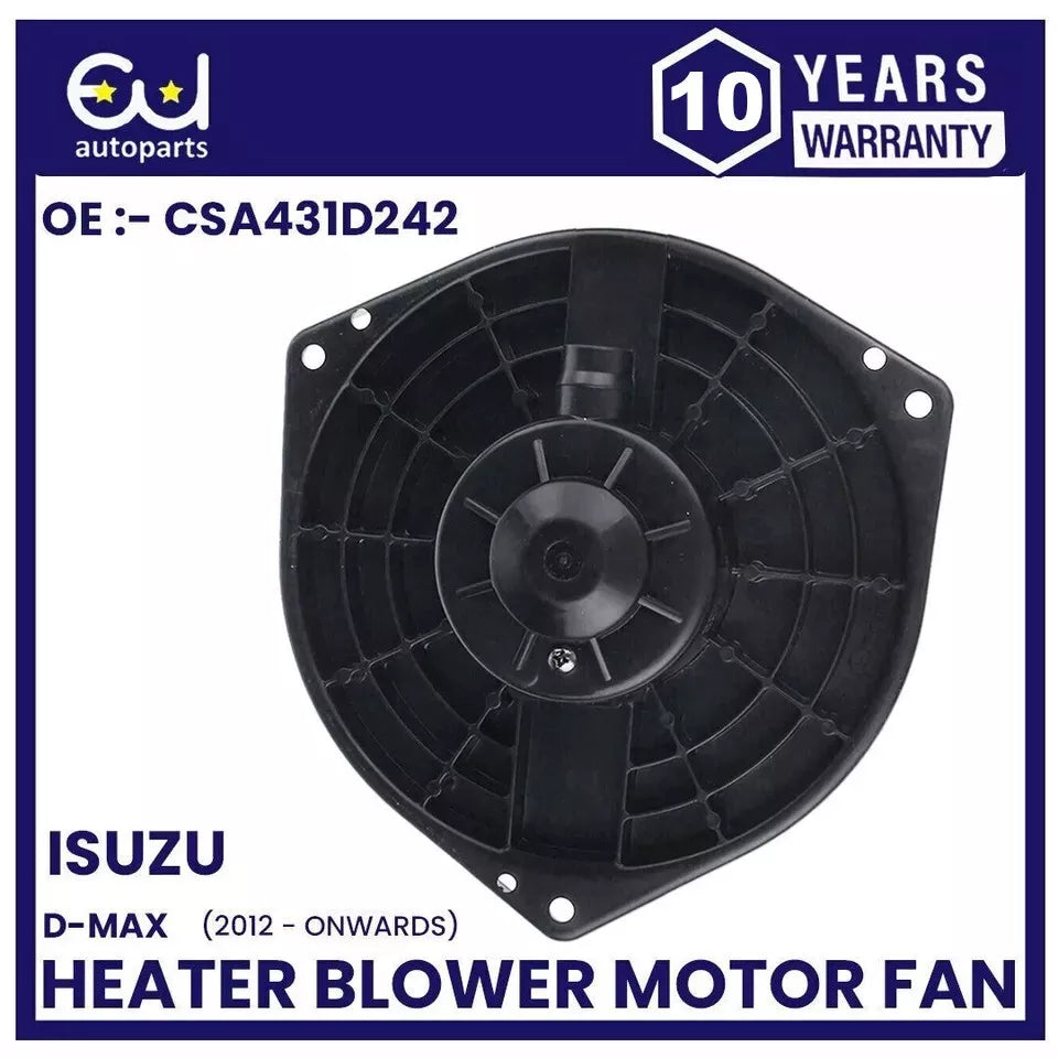 HEATER BLOWER MOTOR FAN FOR ISUZU D-MAX II MK2 1.9 2.5 DIESEL 8981394270 2012-ON