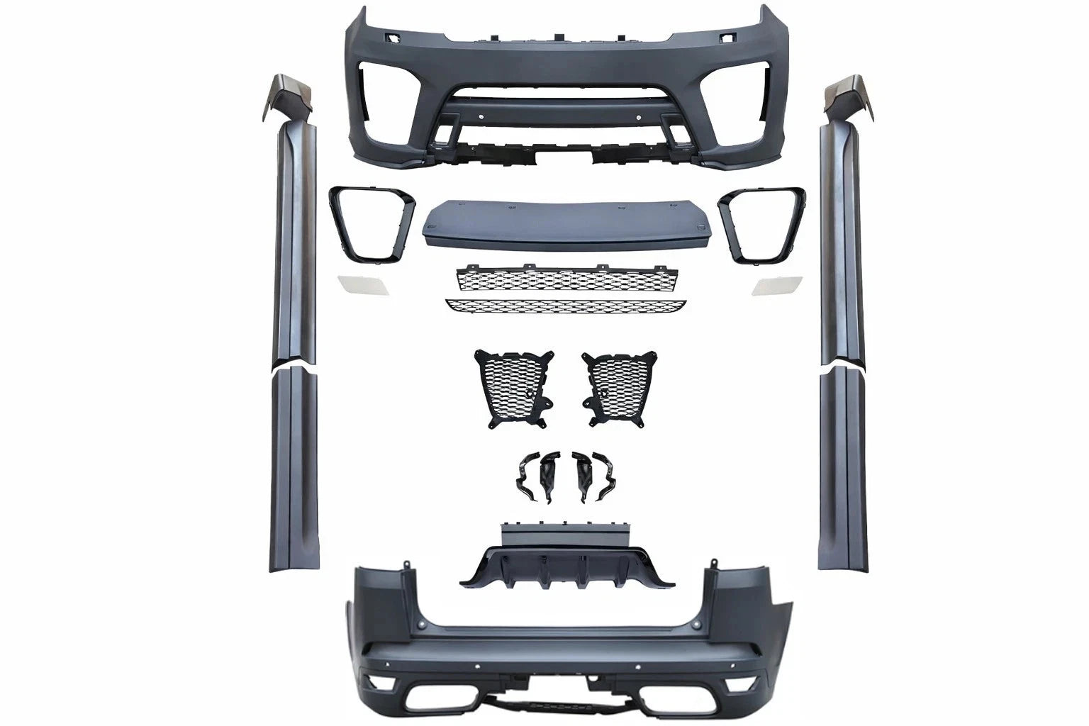 FOR RANGE ROVER SPORT L494 SVR STYLE FRONT REAR BUMPER FULL BODY KIT 18-22 LCI