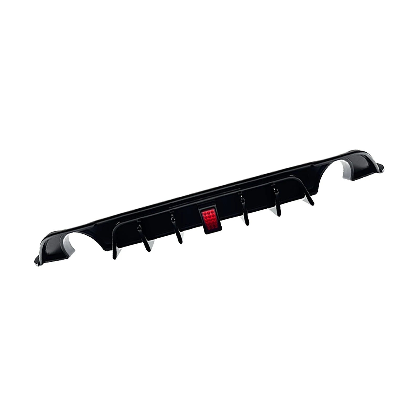 REAR DIFFUSER F1 LIGHT TCR STYLE GLOSS BLACK FOR VW GOLF MK7.5 GTI GTE GTD 16-20