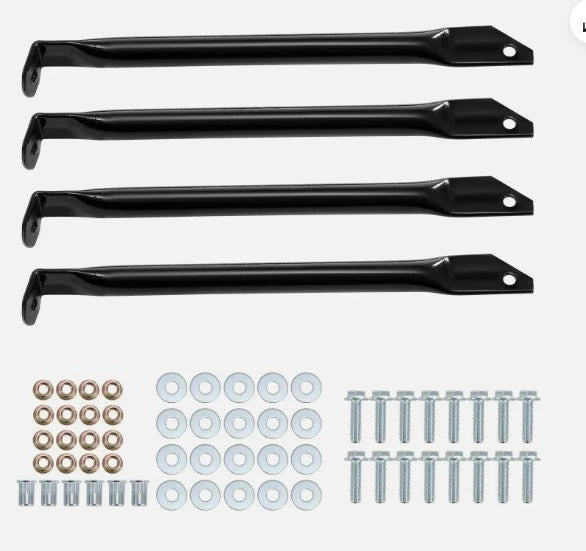 FOR LAND ROVER DEFENDER 110 L316 SIDE STEPS RUNNING BOARD BLACK FIRE & ICE STYLE