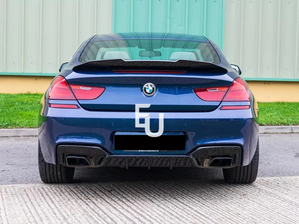 FOR BMW 6 SERIES GRAN COUPE F06 M6 PSM STYLE GLOSS BLACK REAR BOOT SPOILER 12-18