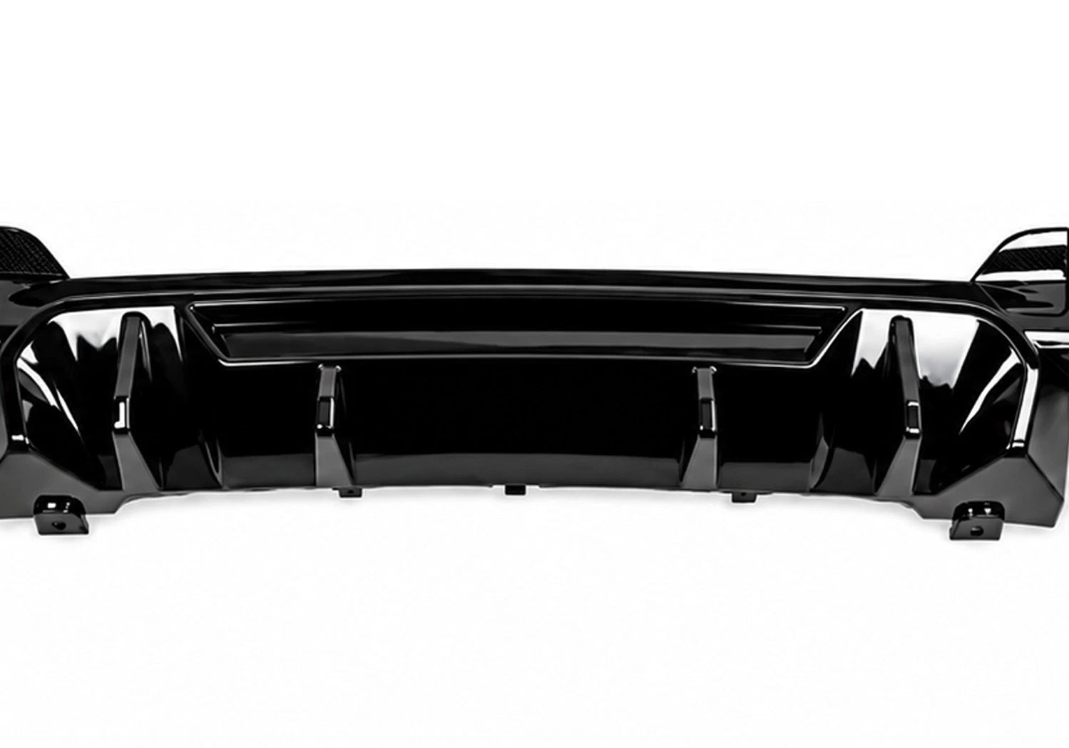 COMPITITION STYLE REAR DIFFUSER FOR BMW X3 G01 MP X3M LOOK GLOSS BLACK 2017-2020