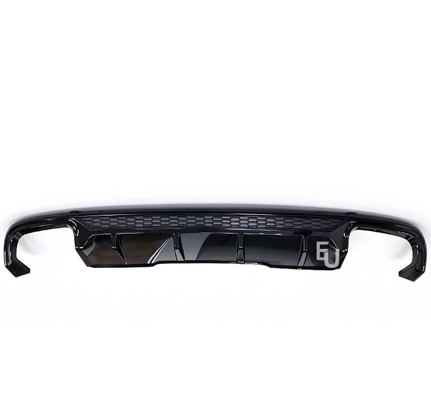S4 STYLE REAR DIFFUSER W/TAILPIPE FOR AUDI A4 B9 SE STANDARD PRE-LCI 2015-2019