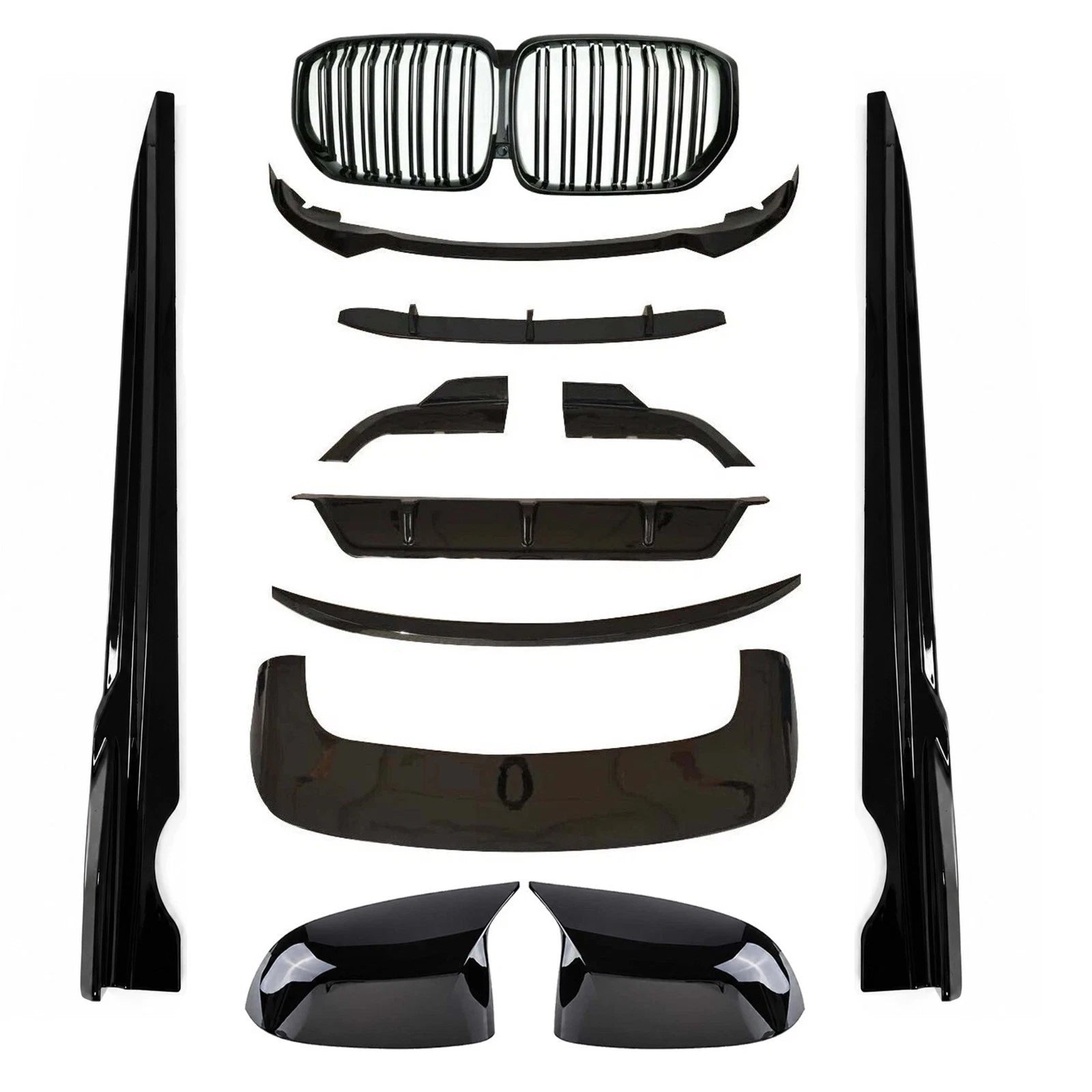 FOR BMW X5 G05 BODYKIT BODY KIT FRONT SPLITTER LIP REAR DIFFUSER SKIRTS GRILLE